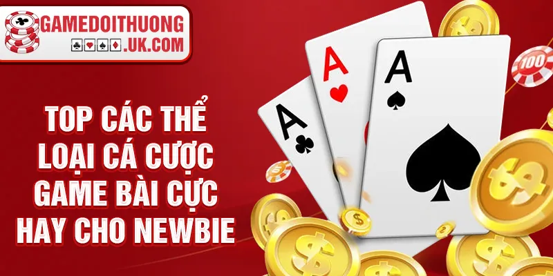 TOP các thể loại cá cược game bài cực hay cho newbie